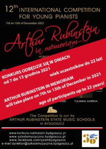 International Competition for Young Pianists Arthur Rubinstein in memoriam  - EMCY